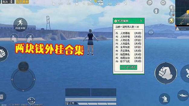 和平精英「青蛙直装」辅助，支持地铁
